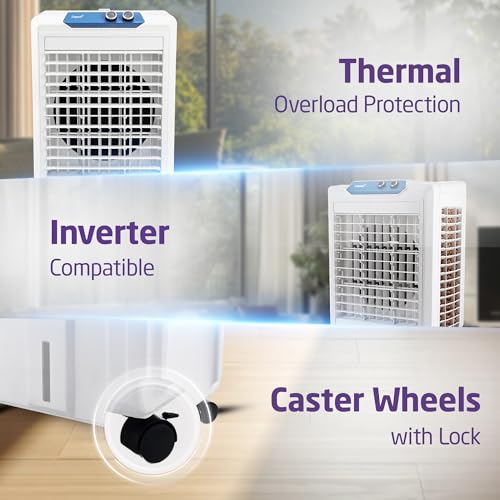 Image of Livpure KoolBliss Neo Desert Cooler 50L |471 Sq. Ft. Area Coverage| 43Ft. Poweful Air Throw|Inverter Compatible|3 Speed Control|Axial Fan Technology| 2 Yrs Motor Warranty & 1 Yr Comprehensive (White)