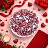 Pink and Silver Foil-Wrapped Milk Chocolate Candy - 1lb Individually Wrapped Chocolate for Gift Bags, Candy Bowls, Parties & Treats Approx. 100 Pieces