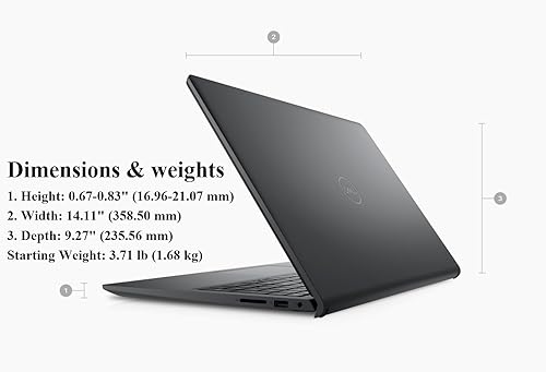 Miniatura 7 de DELL Laptop Inspiron 15 Business de 15.6 pulgadas, LED Full HD de 15.6 pulgadas, AMD Ryzen 5 5500U, 16G RAM, SSD de 512 GB, cámara web, WiFi, Win 11