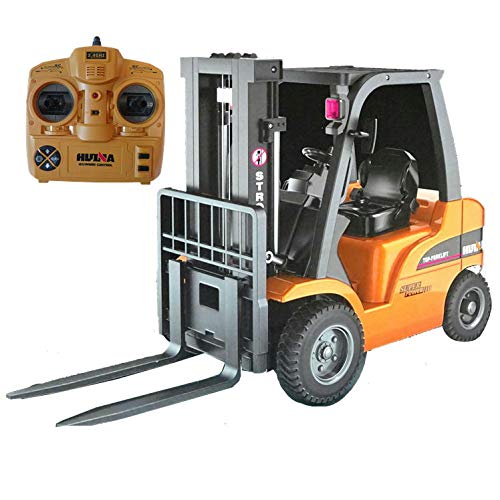 ラジコン 重機ラジコン フォークリフト 働く車 ラジコンカー2.4GHz【大型フォークリフト】4WD 工事車両 RC 車 男の子プレゼント クリスマスプレゼントのサムネイル