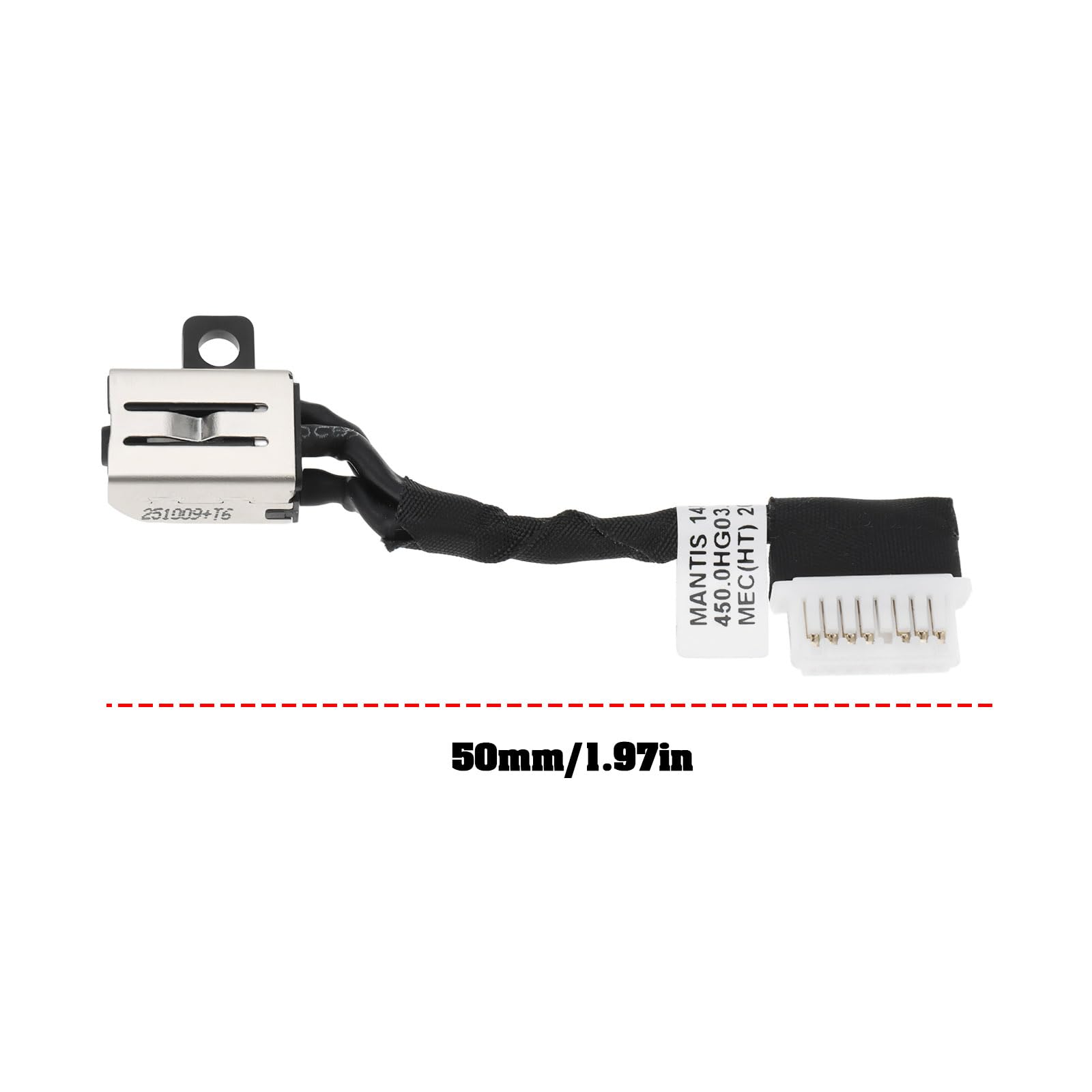 Port ładowania laptopa Złącze DC Jack 450.0F703.0001 Kompatybilne z Dell P88F001 K0XF2 0K0XF2 CN-0K0XF2 CN-0K0XF2