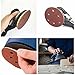 5 Inch 8 Hole Sanding Discs 80PCS - 80 120 180 240 320 400 600 800 Grit Assorted Hook and Loop Sanding Discs Sandpaper for Random Orbital Sander Pads