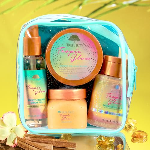 Tree Hut Tropic Glow 4-Piece Body Butter & Scrub Gift Set — view 2