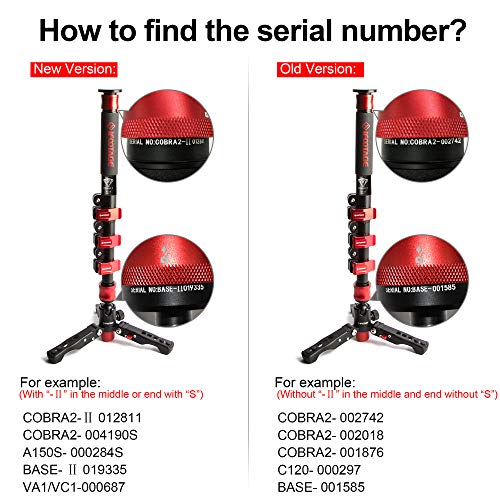 Quick Release Plate (New Version) For Ifootage Cobra 2 Camera Monopod #TOP1