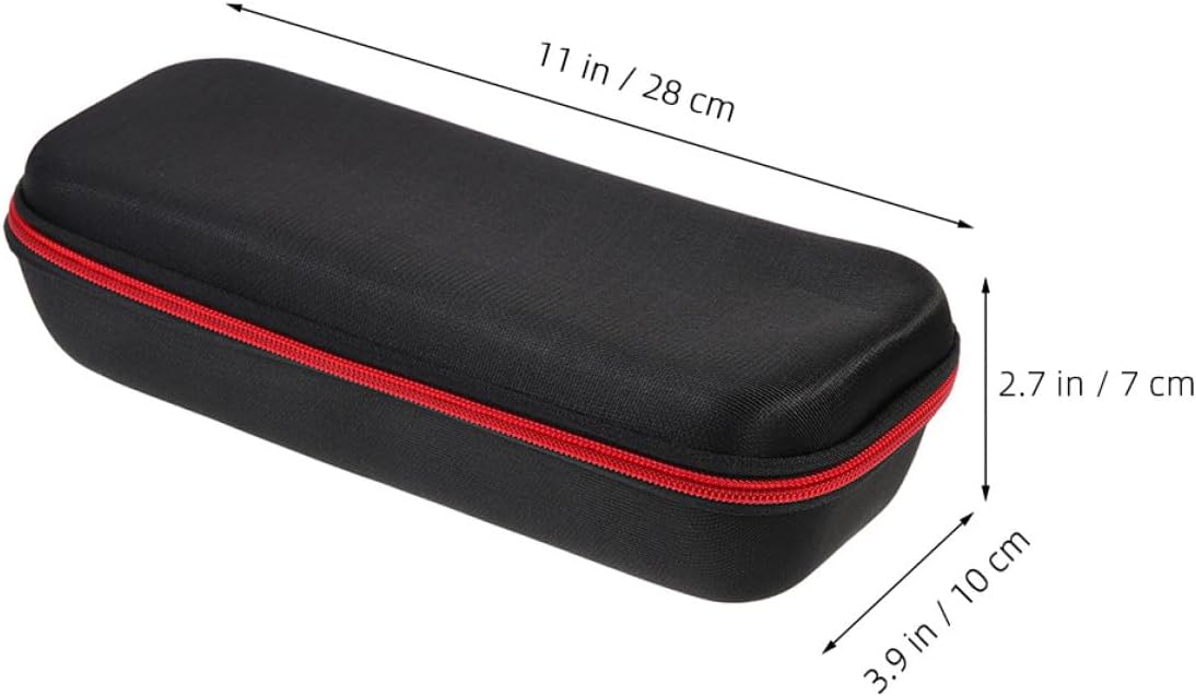 Mikinona 2 Pack Handheld Microphone Zipper Storage Case, Double-Sided Fabric Mic Carrying Bag for Travel, Portable Handheld Mic Organizer Pouch image 2