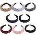 Produktbild 8 Stk. Haarreif Damen Vintage Breit Haarband Retro Stirnband Haarreifen mit knoten Kopf Warp - 8 Farben