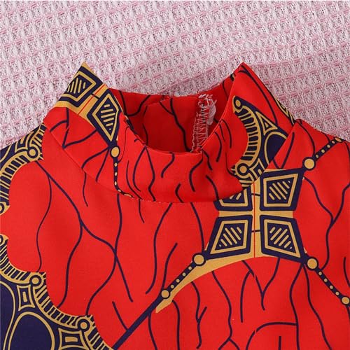 Toddler Baby Girls Dress African Clothes Infant Ethnic Style Sleeveless Dresses Casual Kids Summer Boho2