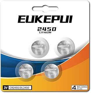 CR2450 Battery,DL2450 3V Lithium Battery-4 Count