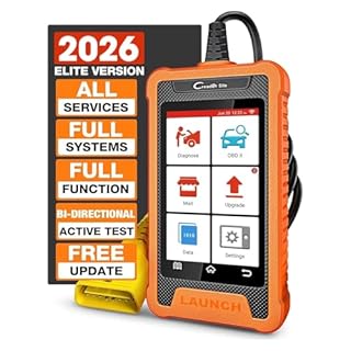 2026 Launch Creader Elite OBD2 Scanner fit for Honda Acura, Full System Bi-Directional Diagnostic Scan Tool, Full Reset Service Code Reader, AUTO VIN, Injector Code, Lifetime Free Update