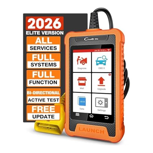 2026 LAUNCH Creader Elite OBD2 Scanner for Honda Acura, Full System Bi-Directional Diagnostic Scan Tool, Full Reset Code Reader, AUTO VIN, Battery Registration, Lifetime Free Update