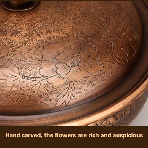 Olla de cobre para hotpot chino 32cm miniatura 6