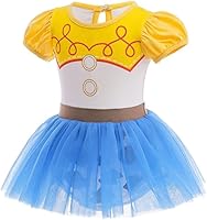 Vista 16 de Dressy Daisy Disfraz de princesa para bebé, disfraz de tutú de tul para cumpleaños, Halloween, traje con diadema Estilo I