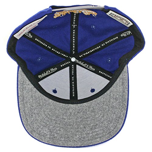 Mitchell & Ness Golden State Warriors Melton Proper Men's Snapback In Blue. Adjustable. #TOP2