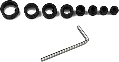 Broca de perfuração de aço para carpintaria coleiras de parada de profundidade de aço posicionador de anel localizador limitador de broca 3/4/5/6/8/10/12/16 controlador de profundidade colarinho de parada de profundidade