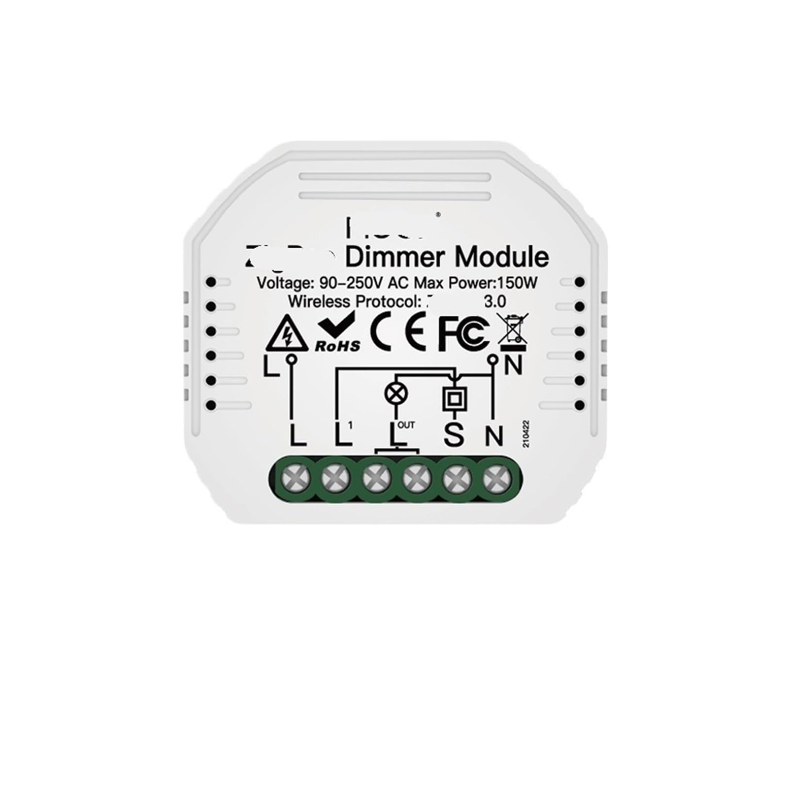 Module de gradation 90-250V variateur connecté 1/2 canaux pour intensité variable
