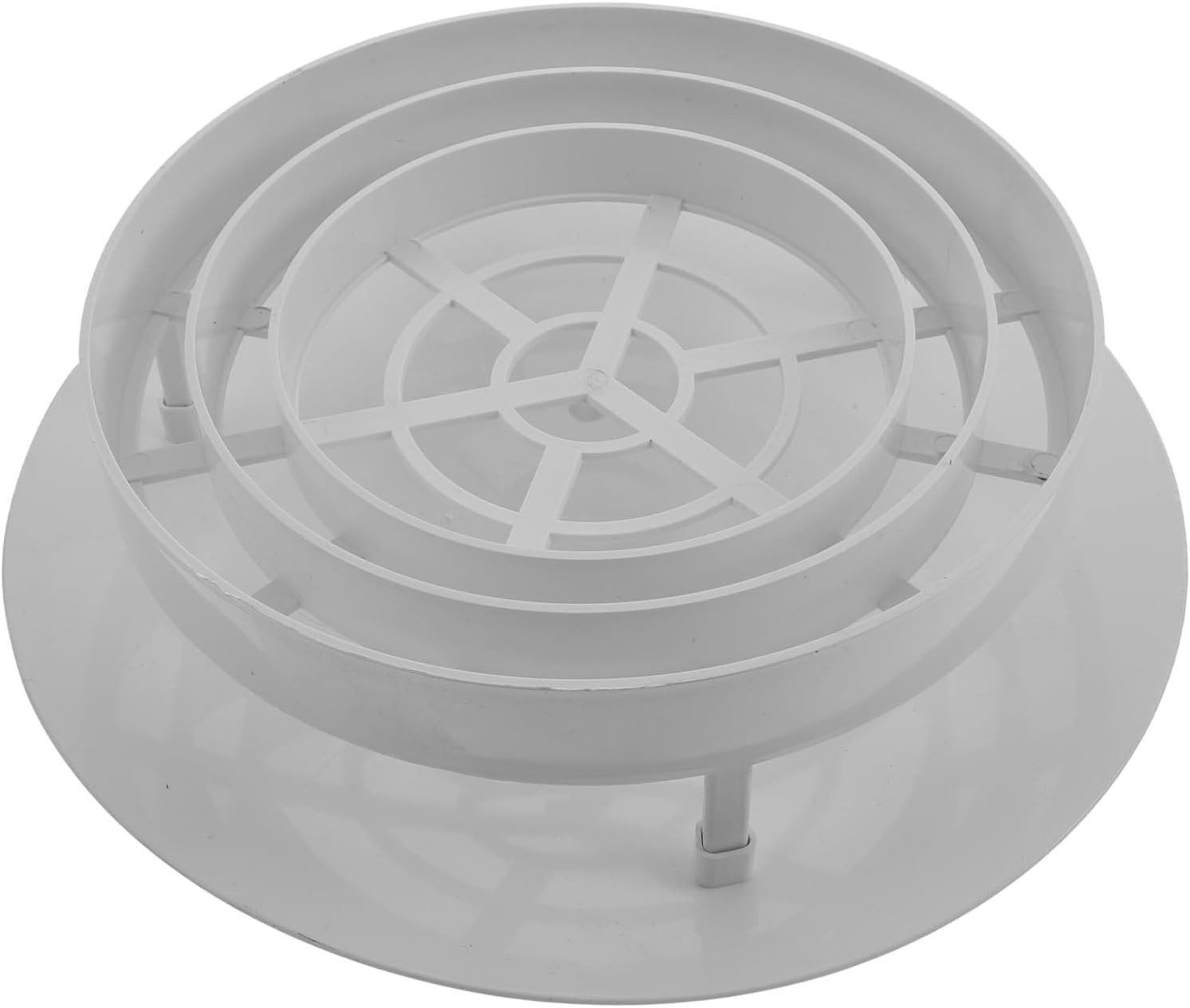 Chimney Rainproof Cover PVC Vent Cap for Roof 160-250mm White Top Waterproof Breathable Protector for Outdoor Stove and Fireplace Accessories