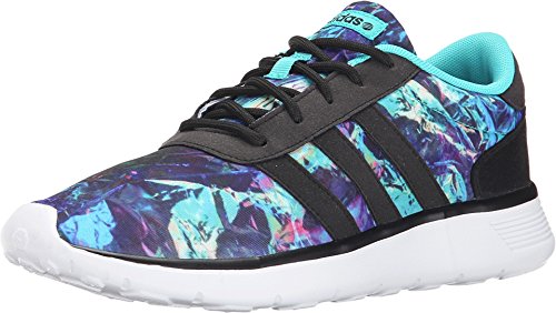 adidas NEO Women's Lite Racer W Running Shoe, Vivid Mint F14/Black/White, 9 M US