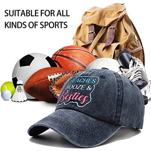 Image of Vintage Country Adjustable Cotton Cap for Women | Funny Printed Outdoor Hat, Ideal Birthday Present