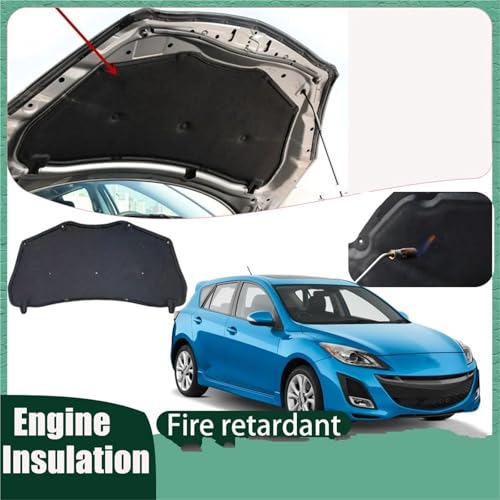 Moteur isolation thermique coton Mazda 3 Axela BL capot avant insonorisé 2010