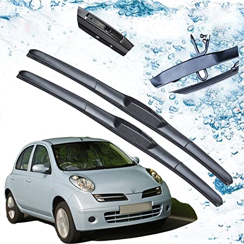 Juego De Limpiaparabrisas Delanteros Para Nissan Micra 2003-2010 - Estándar, 21 Y 18 Pulgadas