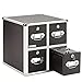 Vaultz Four-Drawer CD File w/Key Lock