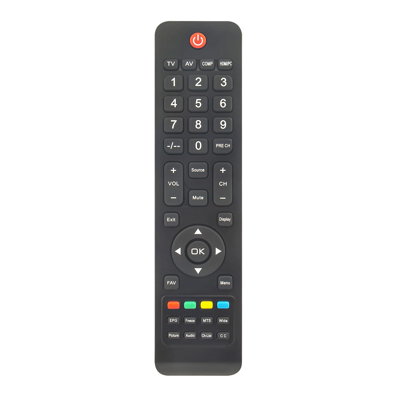 Télécommande de rechange PERFASCIN pour téléviseurs LCD NEC E324 E424 E464 E554