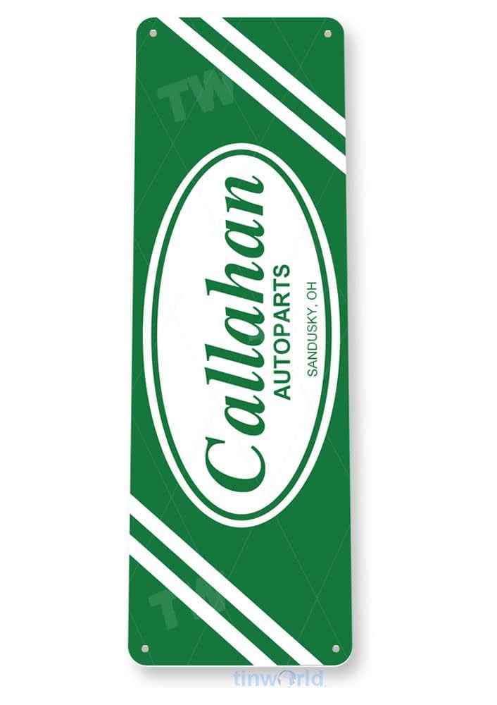 Amazon.com: Tinworld Tin Sign: Callahan Auto Parts Sign