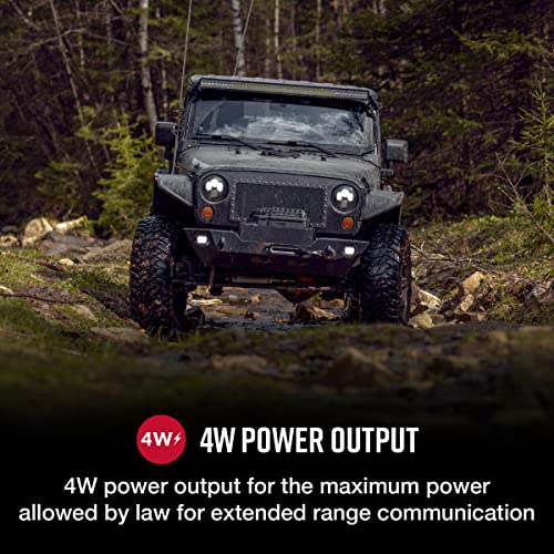 Cobra Hh50Wxst Handheld Cb Radio - Emergency Radio With Access To Full 40 Channels And Noaa Alerts, Earphone Jack, 4 Watt Power Output, Noise Reduction And Dual Channel Monitoring, Black #TOP5