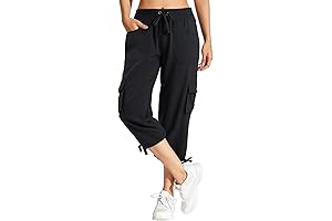 Quick Dry Cargo Women's Cropped Pants
