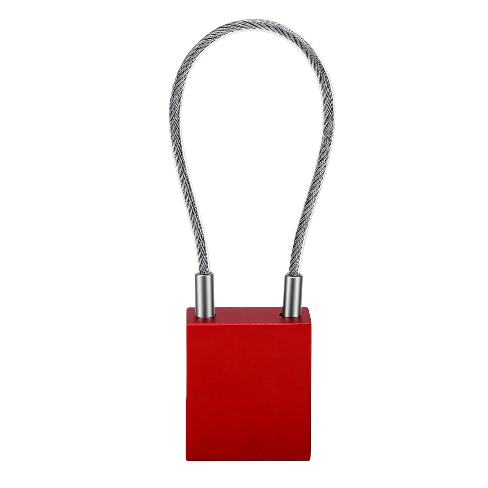 Hyuduo Zestaw Kłódek Kablowych Lockout Tagout z Regulowanym Kablem