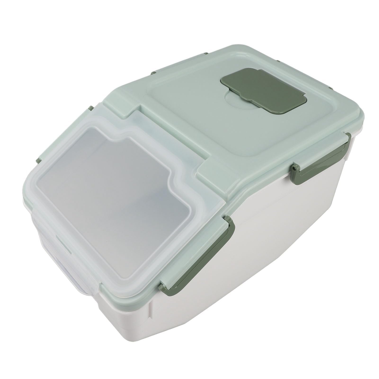 Hztyyier Contenitore Ermetico per la Conservazione del Riso, Contenitori per Farina Alimentare da 10 Kg, con Coperchi, Tazza, Senza BPA, Contenitori per Cereali Extra Large (5 kg /