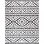 Gray Beige Abstract Tribal Dimension