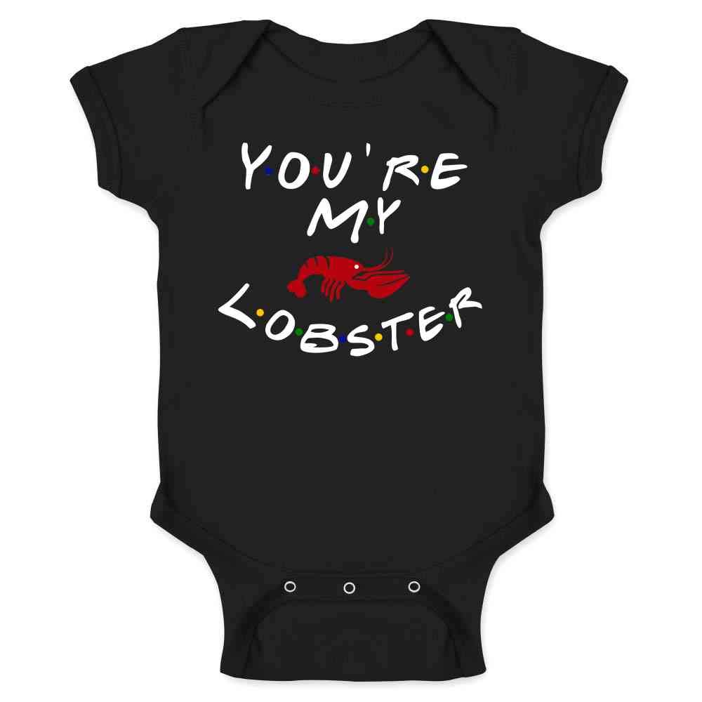 Pop Threads Youre My Lobster Funny 90s TV Show Graphic Infant Baby Boy Girl Bodysuit