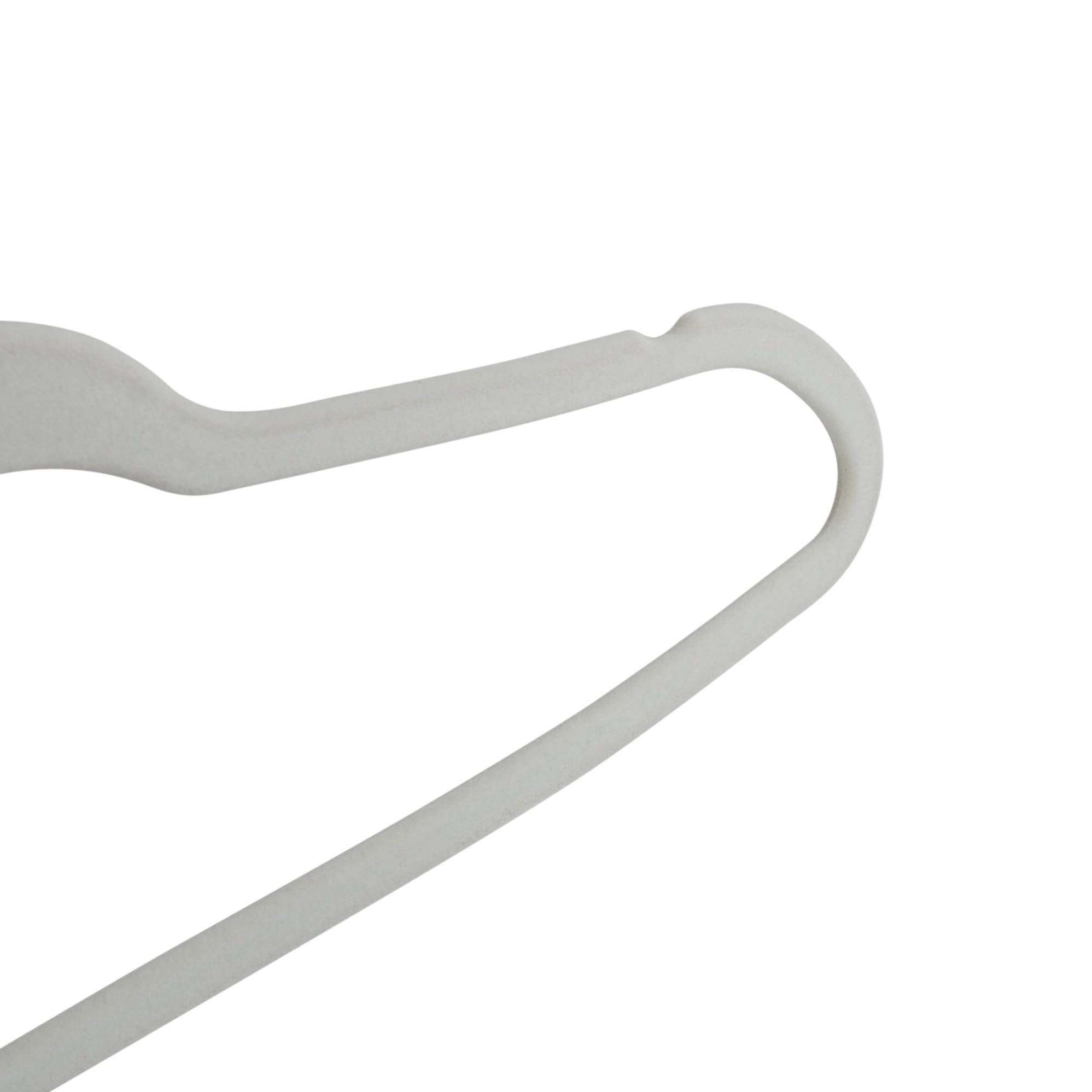 Honey-Can-Do HNG-09737 - Confezione da 35 grucce antiscivolo in velluto, colore: Bianco