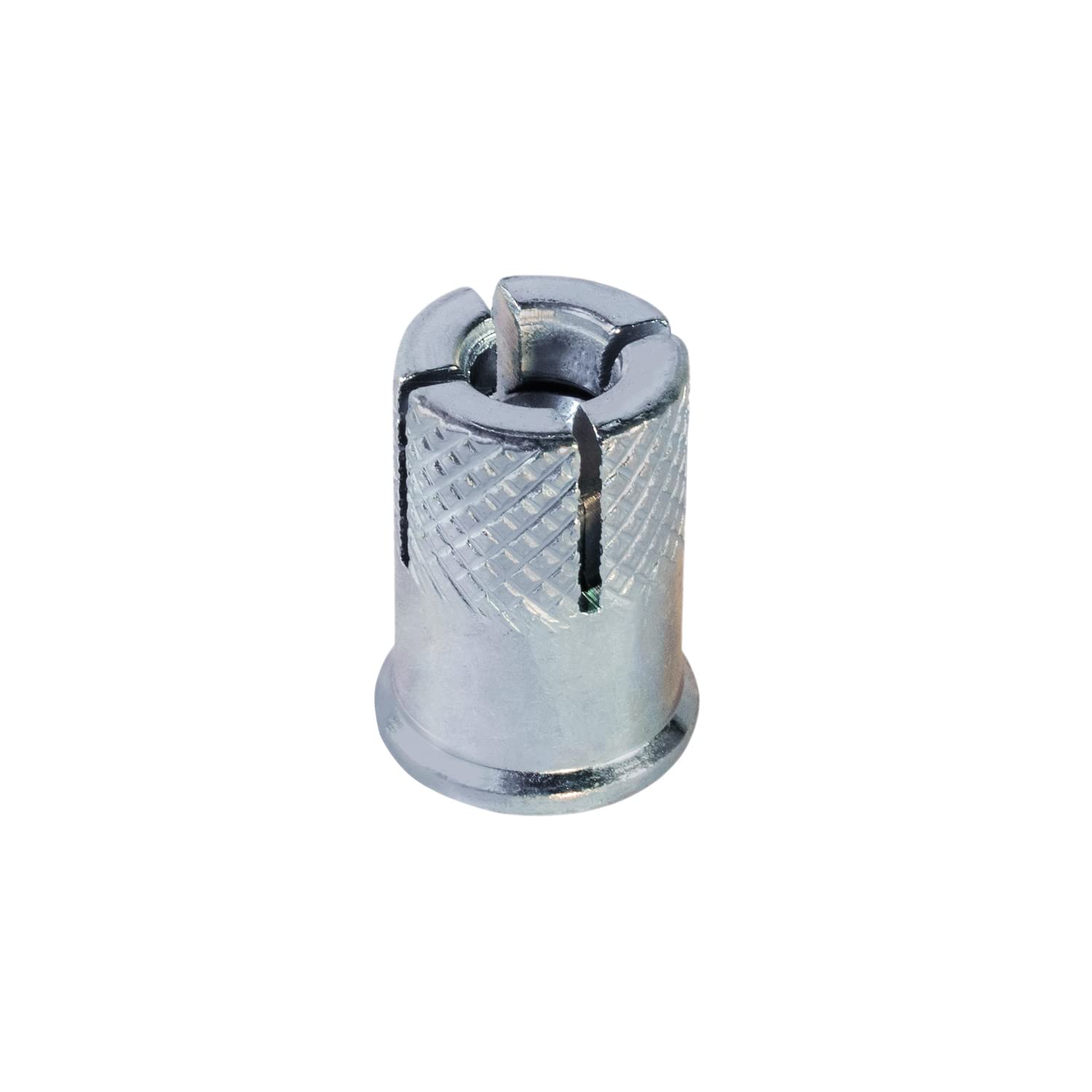 Highcraft FJBN34 1/2 Inch Mini Drop in Anchors, Zinc Plated Carbon Steel, Knurled (50 Pack)
