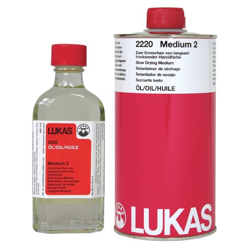 LUKAS Peinture à l'huile - Medium 2 (séchage lent) en 125 ml - K22200125