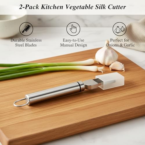 Rallador manual de acero inoxidable para verduras 2 unidades miniatura 5