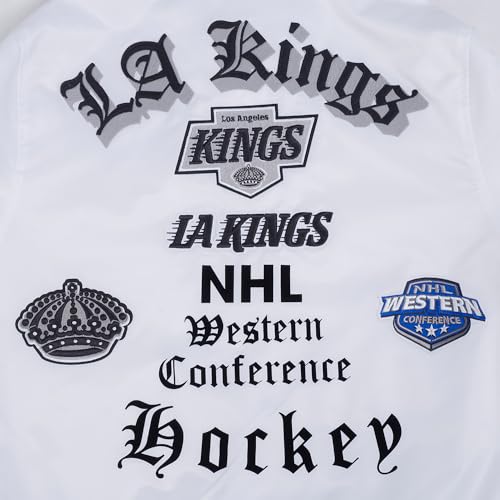 Image of Pro Standard Mens NHL Old English Satin Jacket