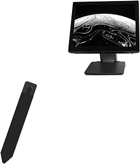 BoxWave Stylus Pouch Compatible with FEC PP-9715 (15 in) - Stylus PortaPouch, Stylus Holder Carrier Portable Self-Adhesive for FEC PP-9715 (15 in) - Jet Black