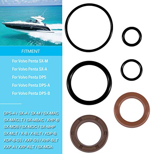 For Volvo Penta Power Steering Actuator Repair Seal Kit 21910902 3812269 3860883 3862210 3862513 Fsm018 #TOP1