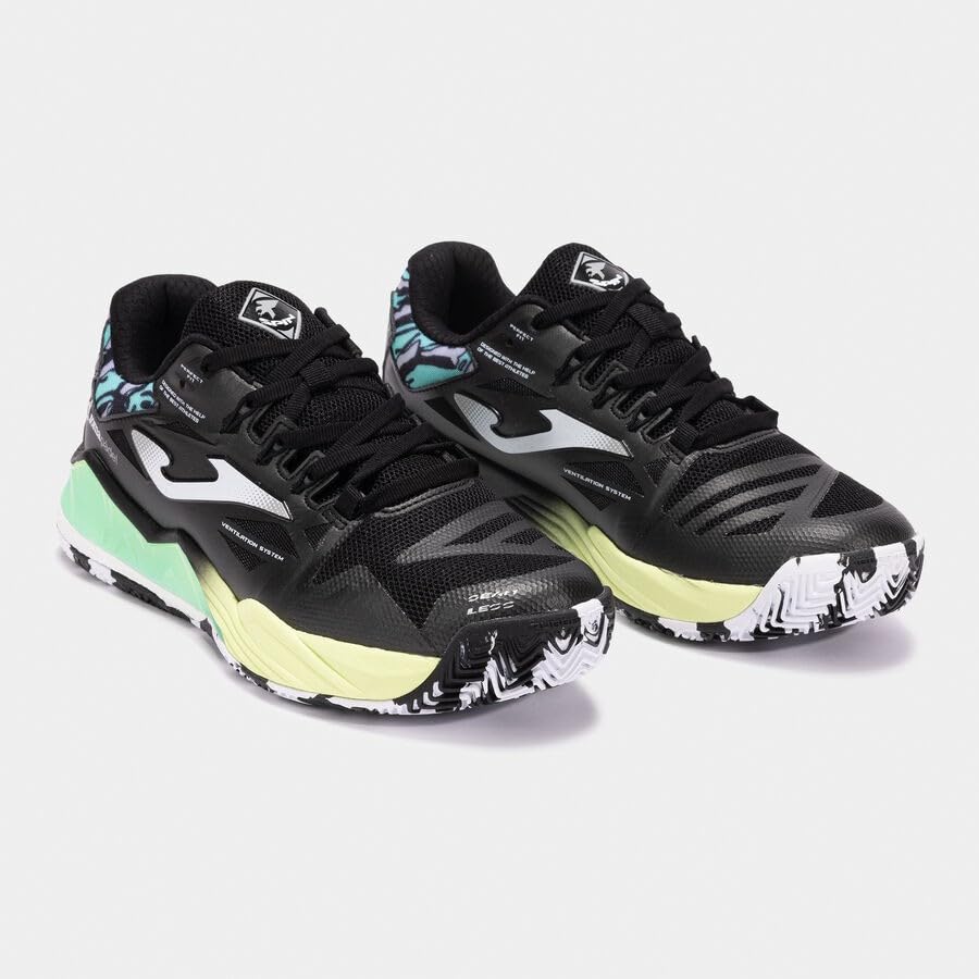 Joma SPIN 2501 Hombre Negro Tenis/Padel