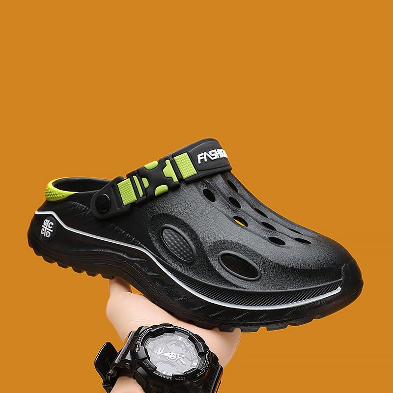 Qiucdzi Men’s Women’s Clogs Unisex Garden Shoes Mules with Arch Support Comfort Slip-on Outdoor Sandals Slippers for Work Beach Casual - Image 2