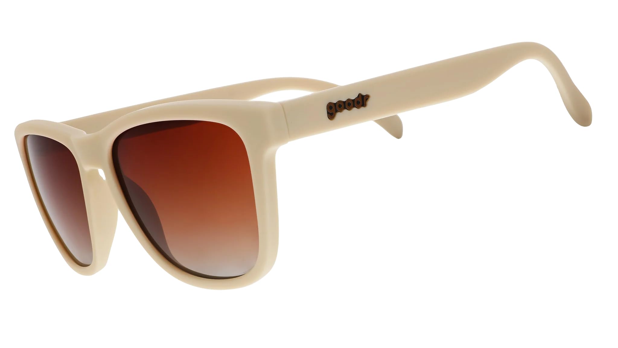 goodr OG Polarized Sunglasses Women & Men | Medium Fit, UV400, Non-Reflective/Mirrored Lenses, No Slip, Multi Colors Toasted Marshmallow Magic V2