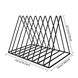 Alternative view of AvoDovA Porte Magazine Metal, 9 Fentes Porte Revue Or, Bibliothèque Triangle, Étagère Rangement à Livres, Porte-Journaux…