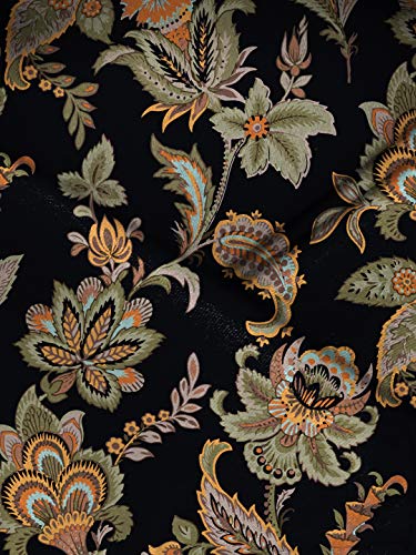 Image of BLACKSMITH Paisley and Floral Printed Italian Pocket Square for Men and Boys, for traditional Indian Wear like Bandhgala and Modi Jacket