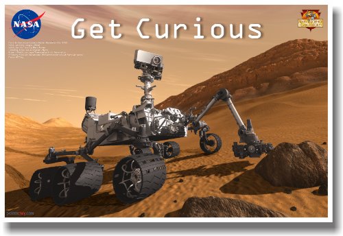Get Curious Mars Curiosity - Classroom Science Poster