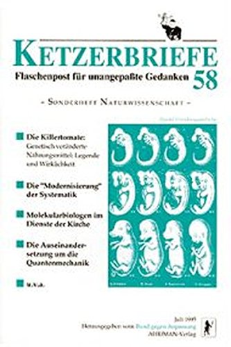 Preisvergleich Produktbild Naturwissenschaft / Die Killertomate: Gentechnisch veränderte Nahrungsmittel / Die Auseinandersetzung um die Quantenmechanik: Ketzerbriefe 58 ... Gedanken, Sonderheft Naturwissenschaft I