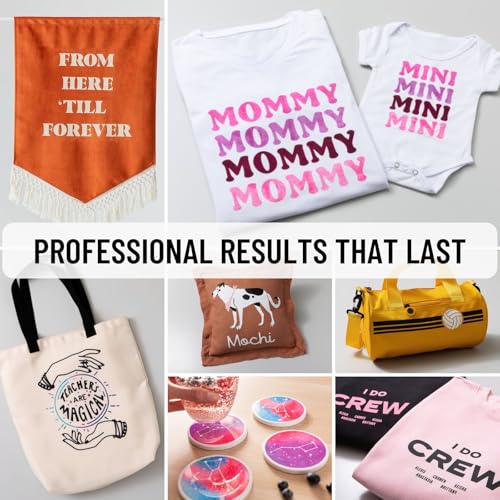 Image of Cricut Maker 4 + EasyPress SE Heat Press Bundle - Cutting Machine with Infusible Ink, Vinyl & Tools for Professional Shirts & Custom Apparel