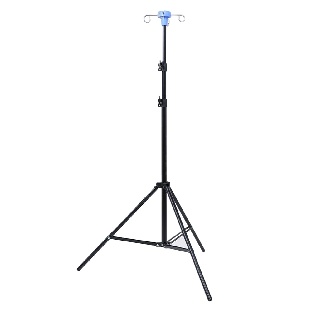 ポータブル　ポール輸液スタンド　折り畳み式　点滴バッグスタンド アルミ合金 YK Amazon.co.jp: 折りたたみ式 IV ポール点滴スタンド、三脚付き高
