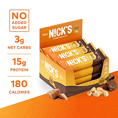 "N!CK’S Keto Snack Bar, Chocolate Peanut" - Image 2
